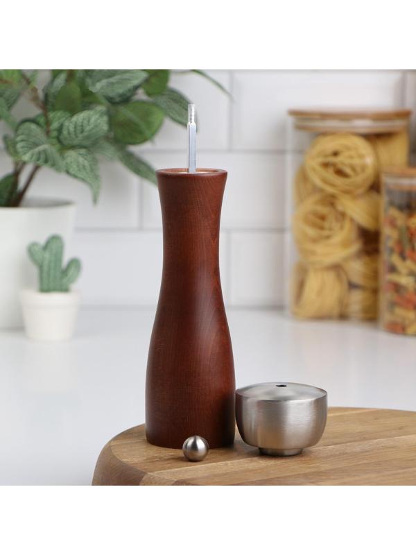 Мельница для специй Caven, керамический механизм, 20,3 см, цвет коричневый