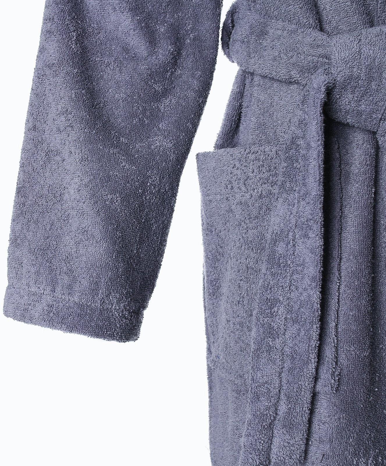 Халат мужской «Банный», цвет графит, размер 56