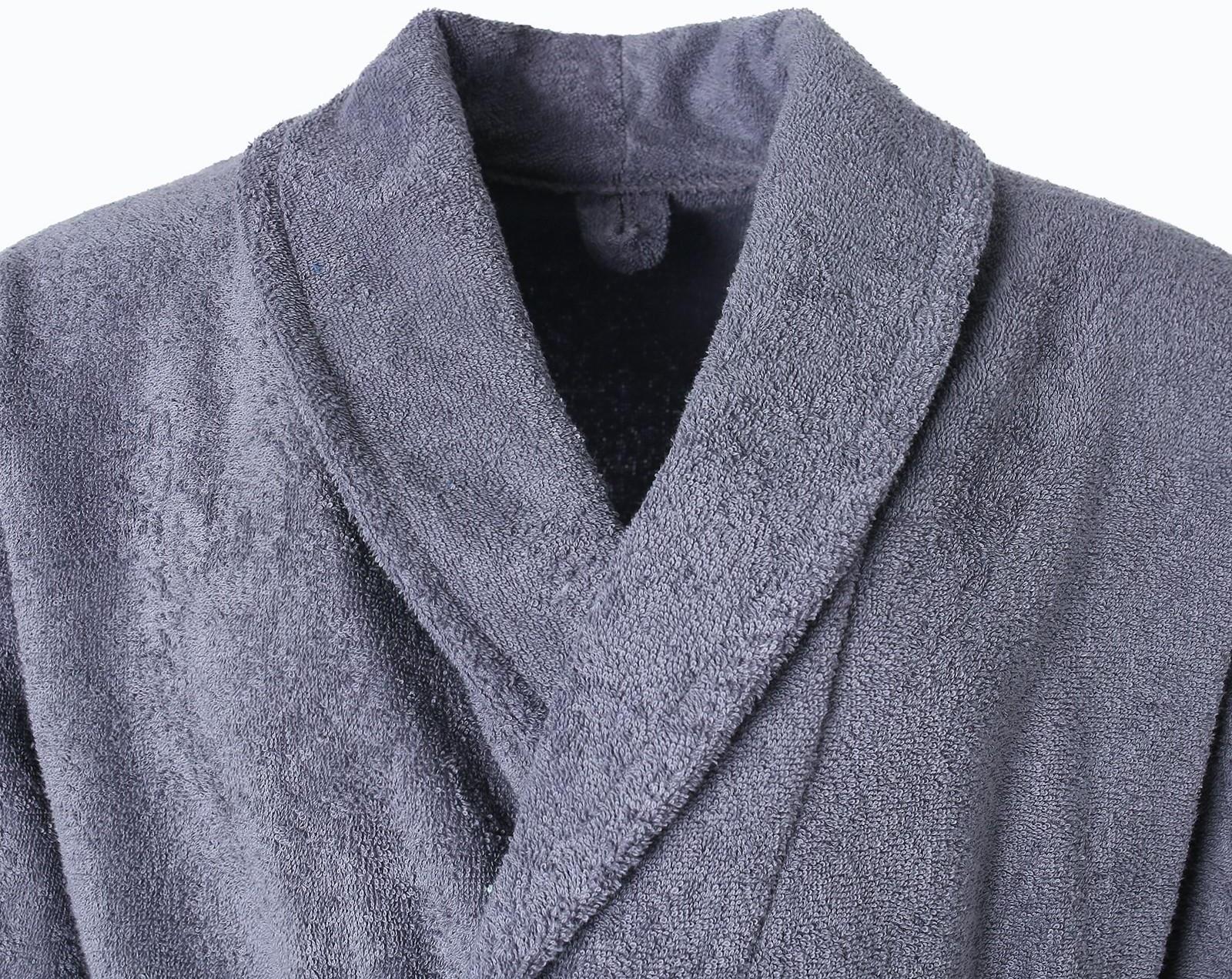 Халат мужской «Банный», цвет графит, размер 56