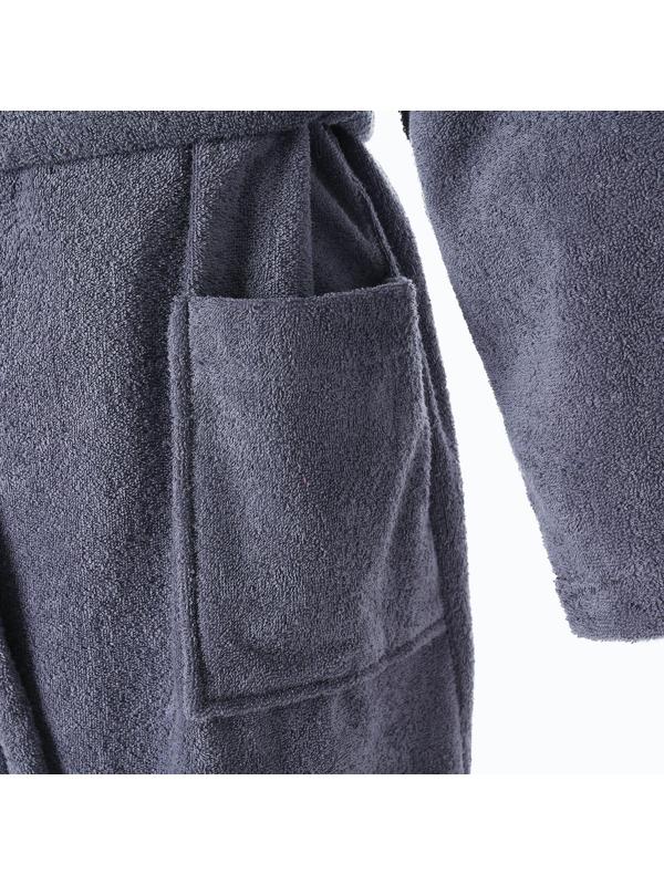 Халат мужской «Банный», цвет графит, размер 56