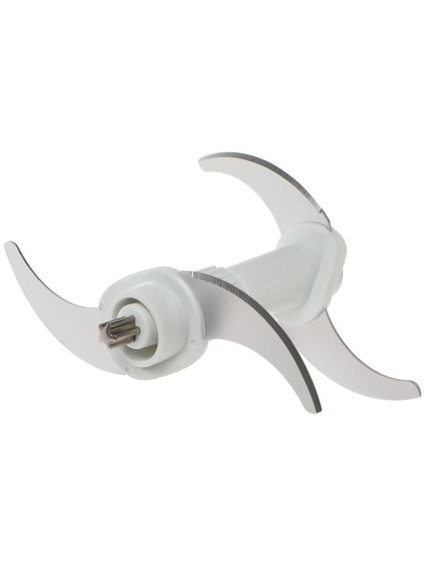 Измельчитель WILLMARK WMC-7288SS, стекло, 550 Вт, 2 л, 2 скорости, серебристо-чёрный