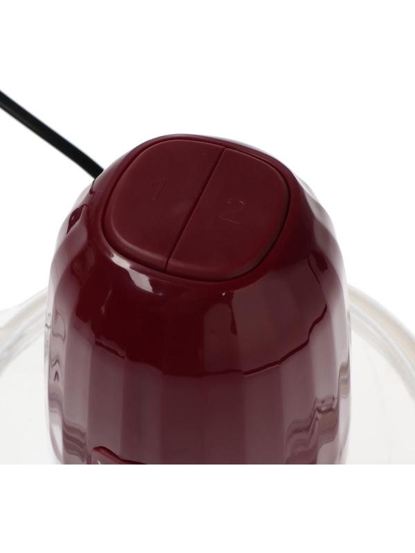 Измельчитель WILLMARK WMC-7088, стекло, 500 Вт, 2 л, 2 скорости, пурпурный