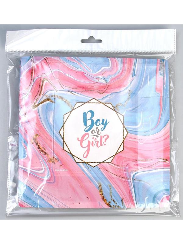 Тарелка бумажная квадратная 