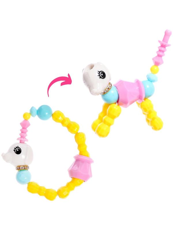 Игрушка-браслет «Фанни петс» с наклейками, собачка