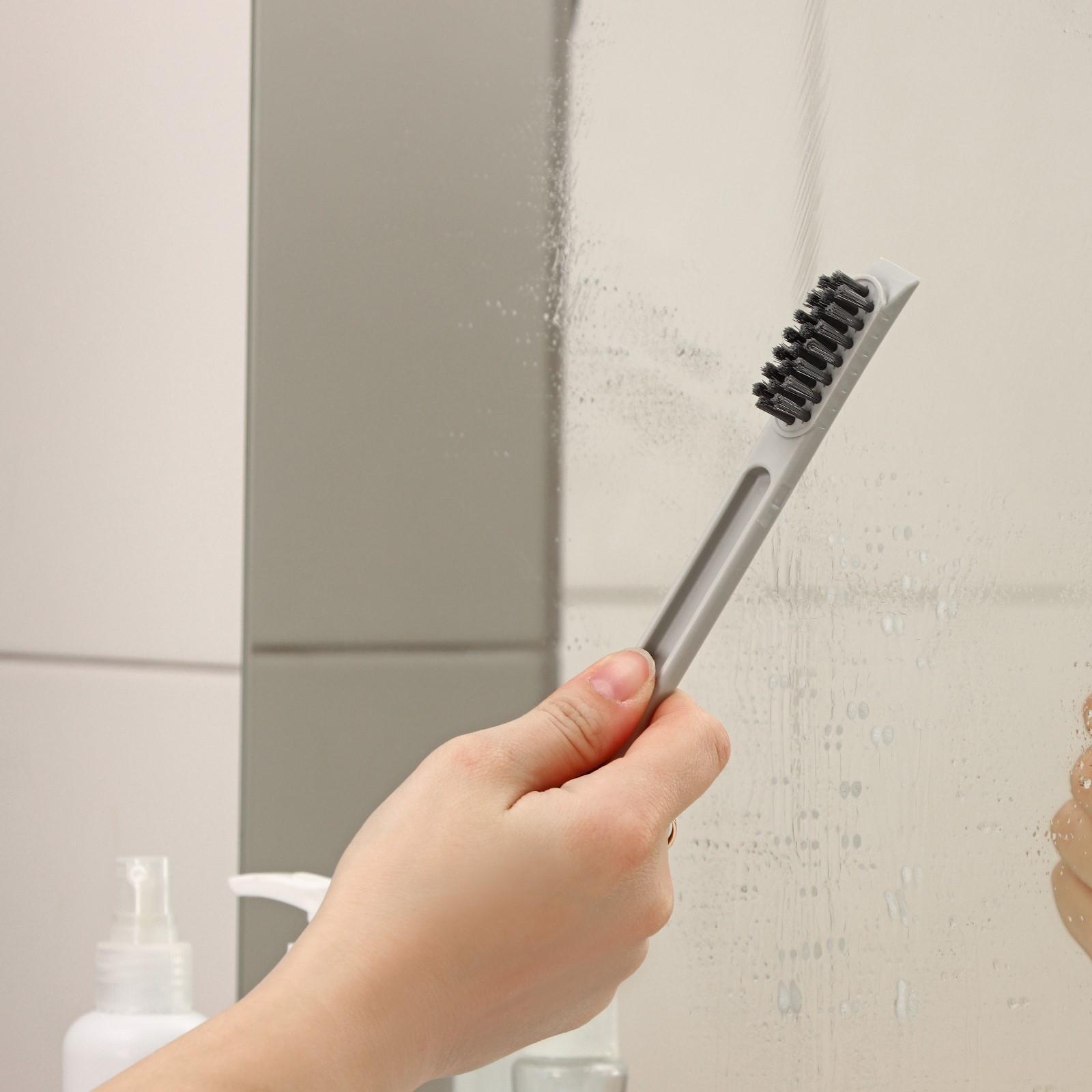 Окномойка Raccoon «Компакт», абразивная моющая часть, дополнительная щётка в ручке, сгон TPR