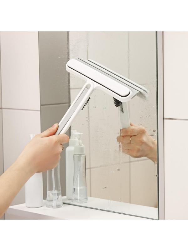 Окномойка Raccoon «Компакт», абразивная моющая часть, дополнительная щётка в ручке, сгон TPR