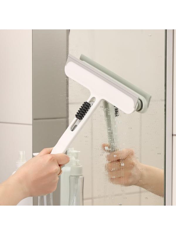 Окномойка Raccoon «Компакт», абразивная моющая часть, дополнительная щётка в ручке, сгон TPR