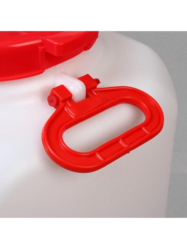 Фляга-бочка пищевая, 50 л, горловина 19,5 см, белая