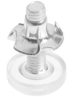 Опора регулируемая ТУНДРА, d=20 мм. М6х22 мм. 8 шт.