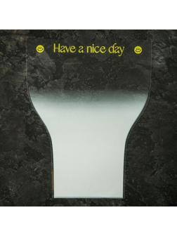 Пакет цветочный Конус, белый, 36х20х45см±1см