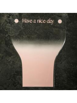 Пакет цветочный Конус, розовый, 36х20х45см±1см