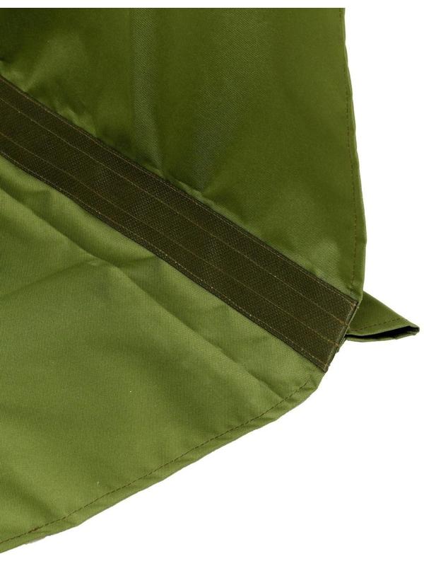 Усиленное тканевое сиденье для садовых качелей 110x50/45 см, оксфорд 600, олива