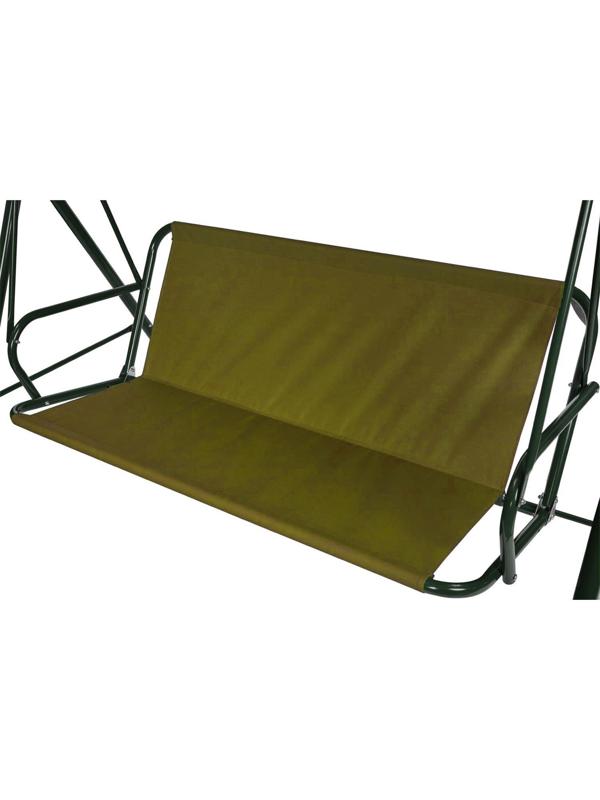 Усиленное тканевое сиденье для садовых качелей 130x50/44 см, оксфорд 600, олива