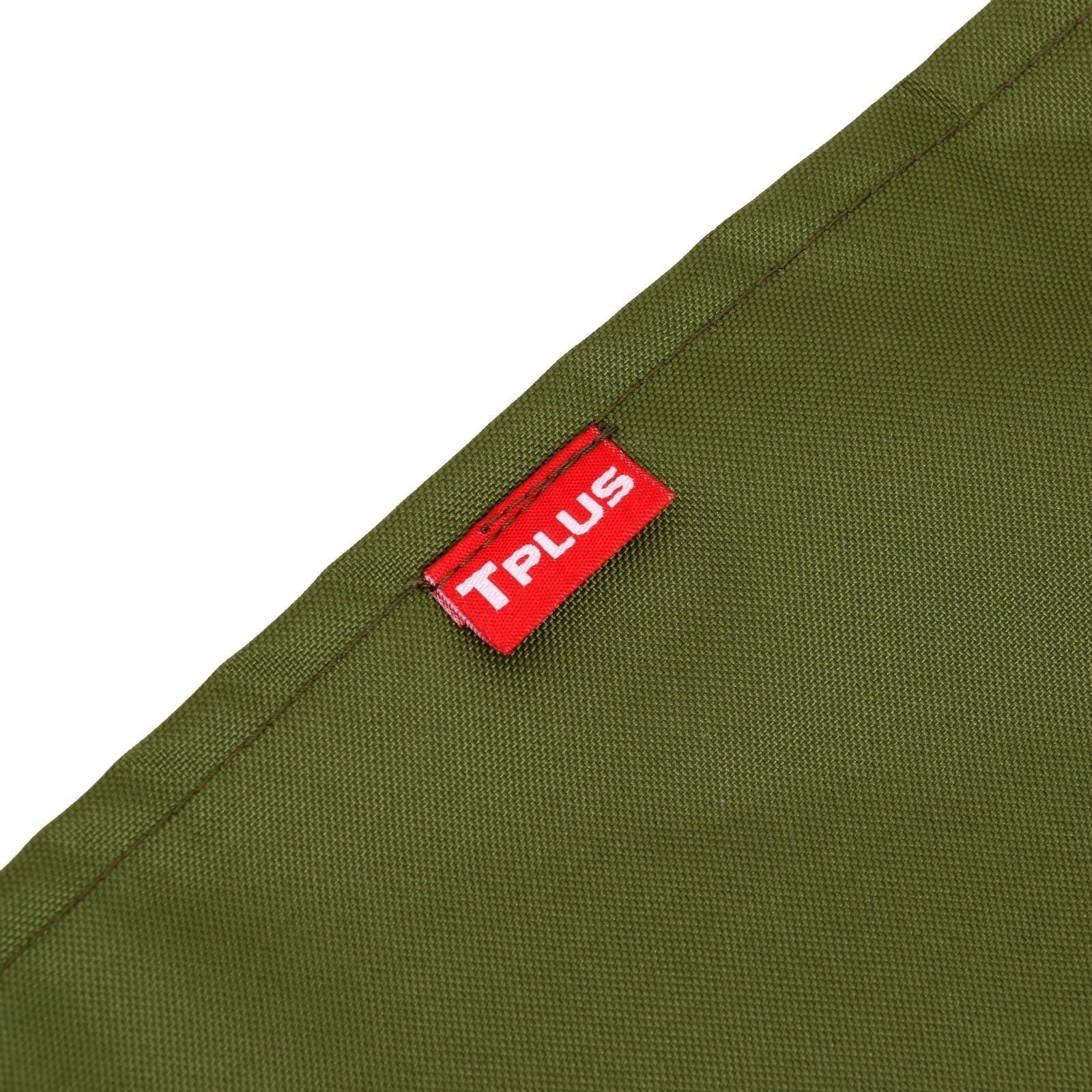 Усиленное тканевое сиденье для садовых качелей 170x52/49 см, оксфорд 600, олива