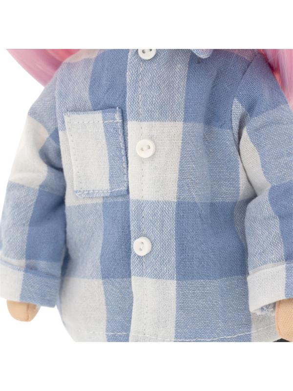 Мягкая кукла Billie «В клетчатой рубашке», 32 см, серия: Весна