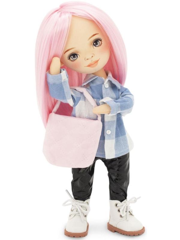 Мягкая кукла Billie «В клетчатой рубашке», 32 см, серия: Весна