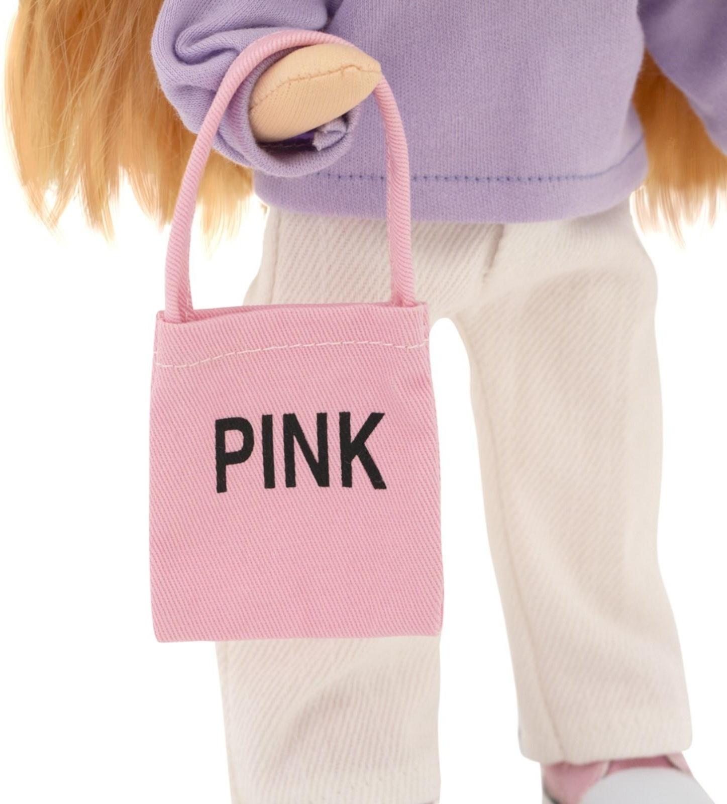 Мягкая кукла Sunny «В сиреневой кофте», 32 см, серия: Весна