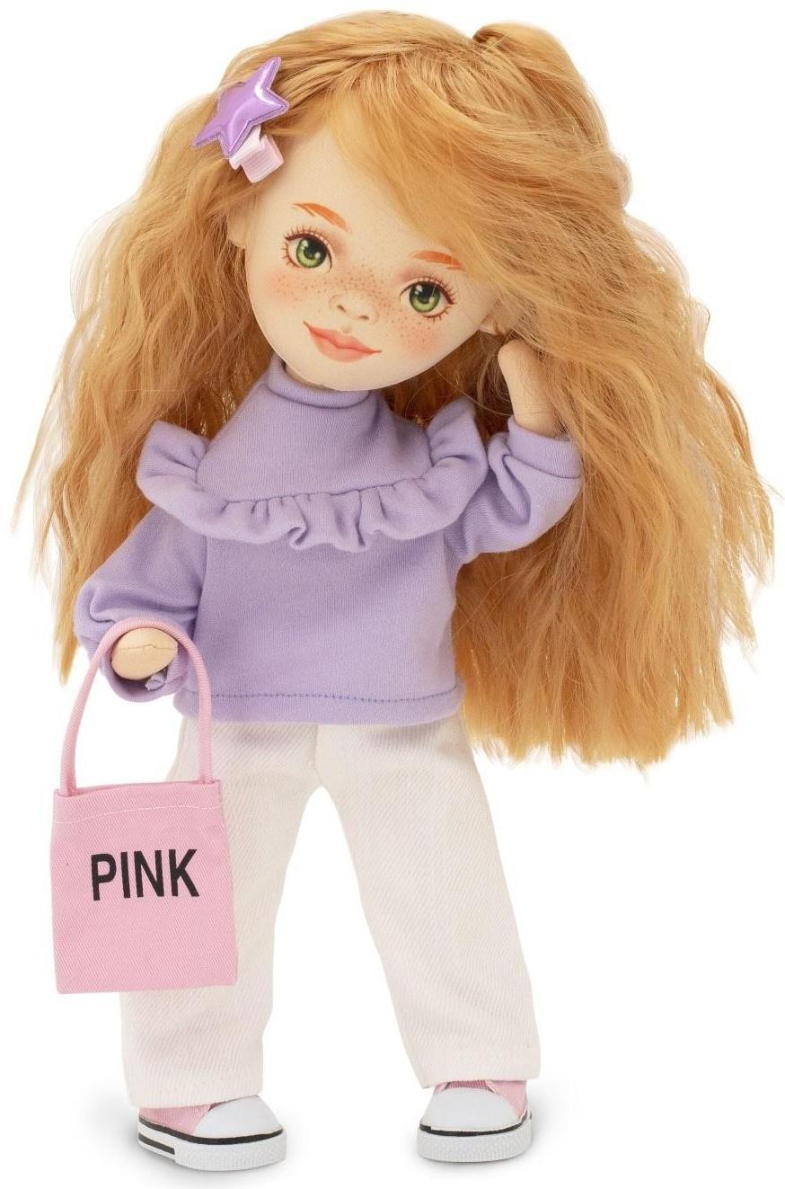 Мягкая кукла Sunny «В сиреневой кофте», 32 см, серия: Весна