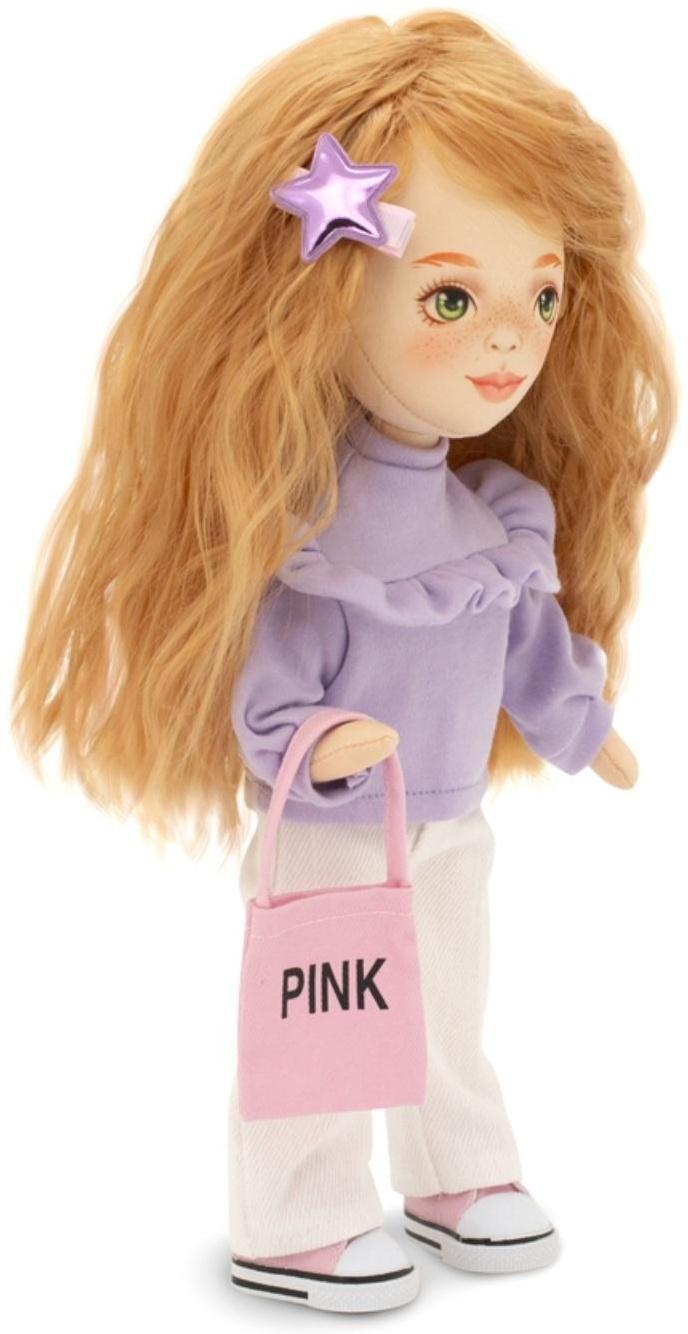 Мягкая кукла Sunny «В сиреневой кофте», 32 см, серия: Весна