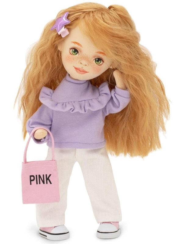 Мягкая кукла Sunny «В сиреневой кофте», 32 см, серия: Весна