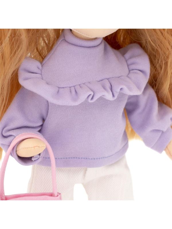 Мягкая кукла Sunny «В сиреневой кофте», 32 см, серия: Весна