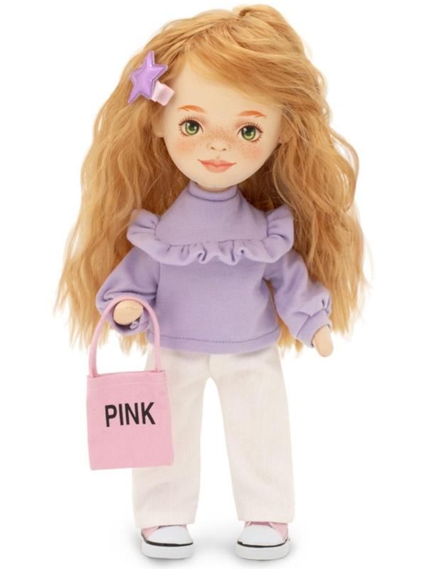 Мягкая кукла Sunny «В сиреневой кофте», 32 см, серия: Весна