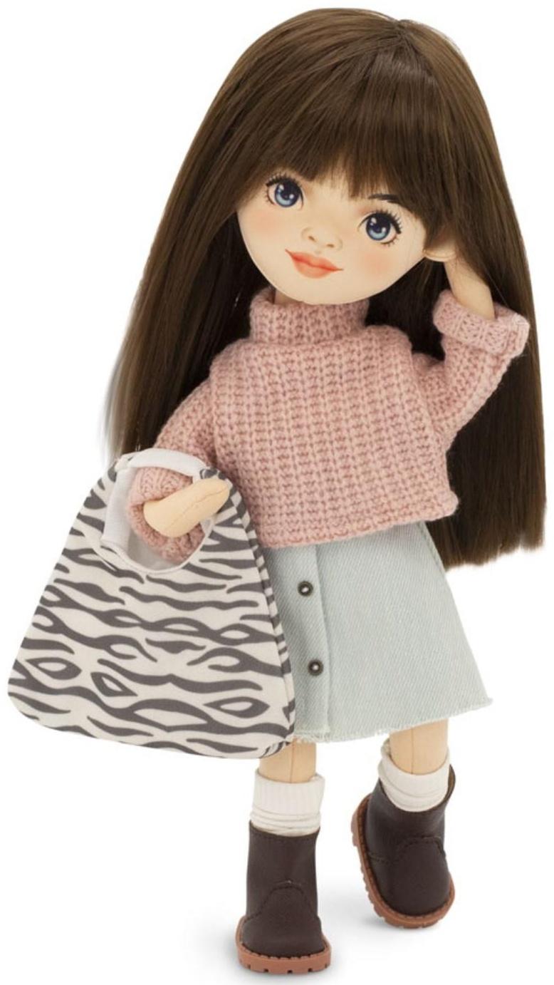 Мягкая кукла Sophie «В джинсовой юбке», 32 см, серия: Весна