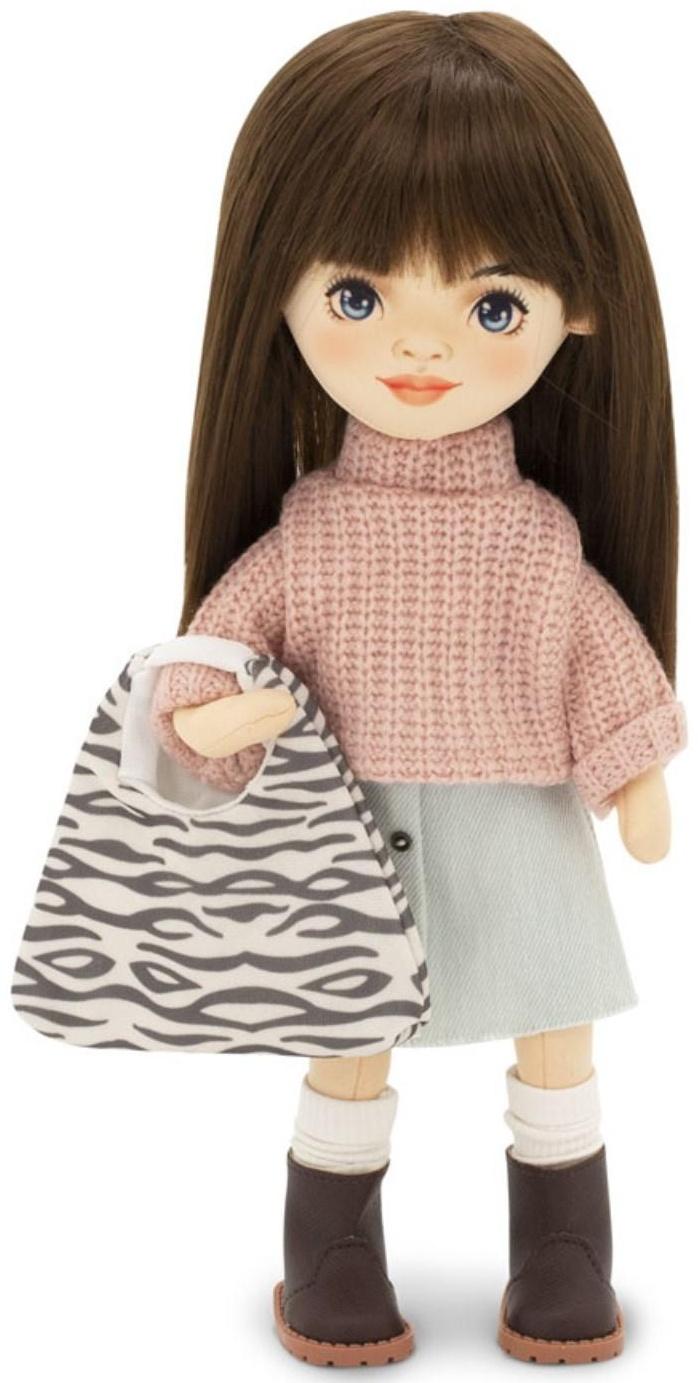 Мягкая кукла Sophie «В джинсовой юбке», 32 см, серия: Весна