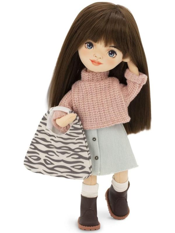 Мягкая кукла Sophie «В джинсовой юбке», 32 см, серия: Весна