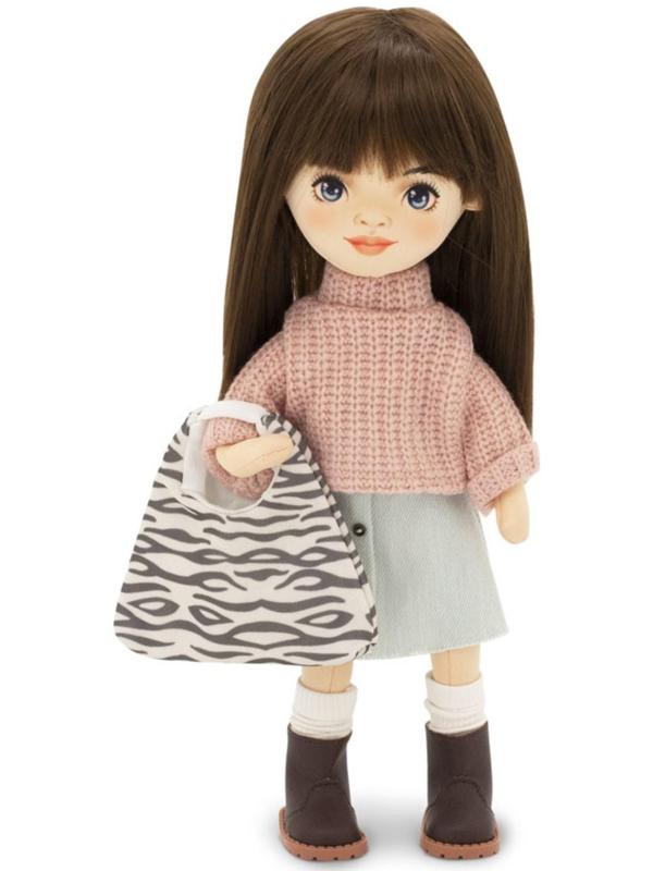 Мягкая кукла Sophie «В джинсовой юбке», 32 см, серия: Весна