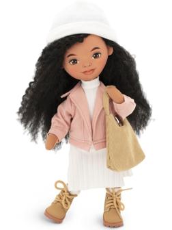 Мягкая кукла Tina «В розовом жакете», 32 см, серия: Весна