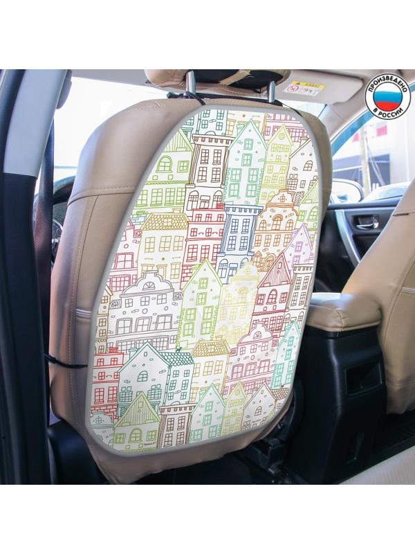 Чехол - накидка на автомобильное кресло 46*61 см «Город»