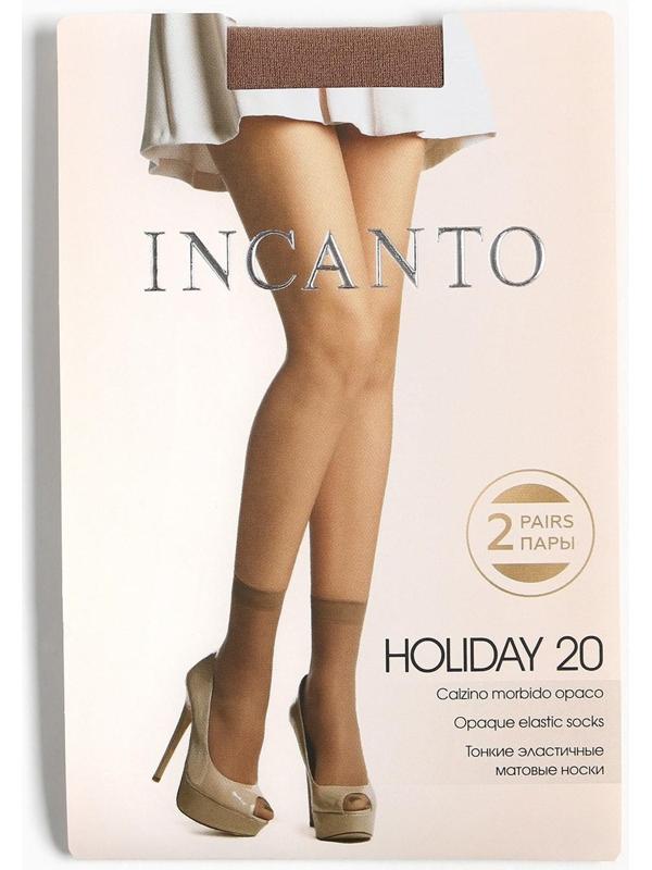 Носки женские Incanto HOLIDAY 20 Den (2 пары), цвет телесный (naturel), размер 36-40