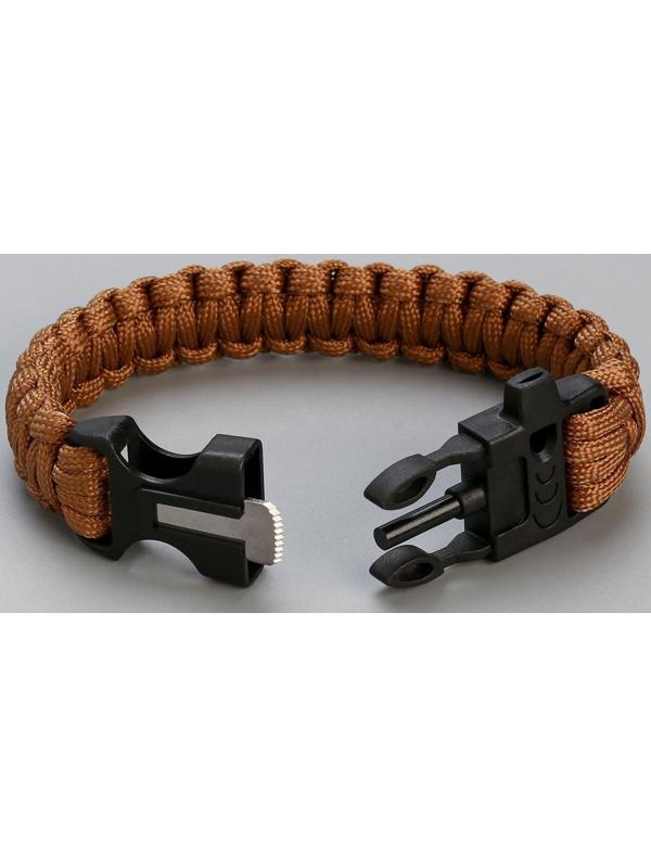 Набор подарочный 4в1 (браслет, карта выживания, нож складной, пила-струна) Лучший мужчина