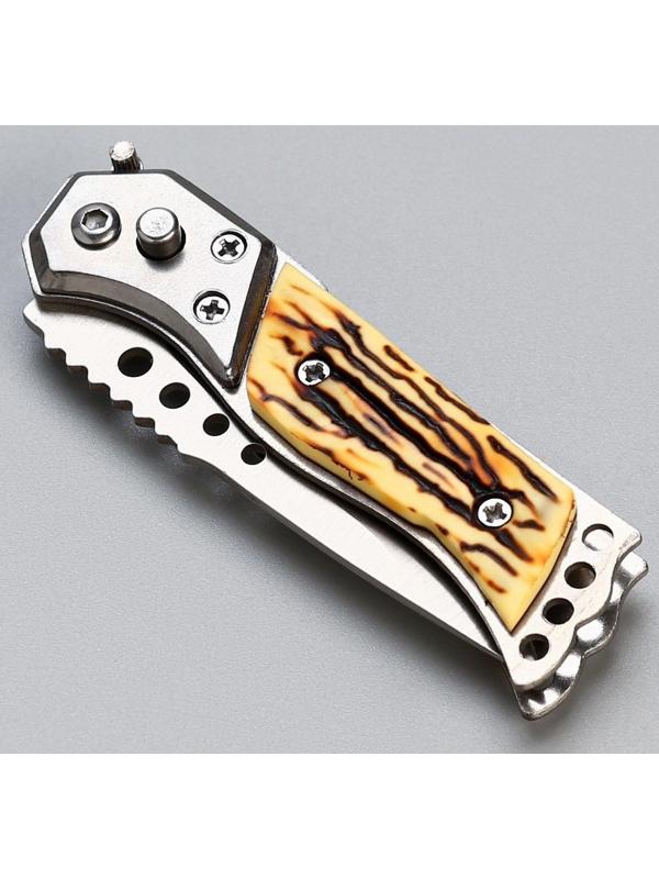 Набор подарочный 4в1 (браслет, карта выживания, нож складной, пила-струна) Лучший мужчина