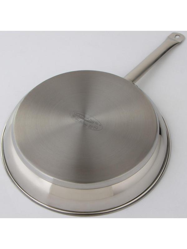 Сковорода «Общепит», d=34 см, корпус 0,6 мм, дно ТРС 3,5 мм, индукция