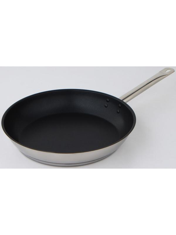 Сковорода «Общепит», d=34 см, корпус 0,6 мм, дно ТРС 3,5 мм, индукция