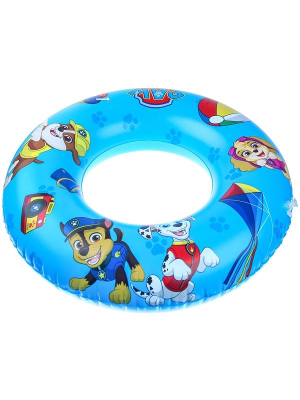 Круг надувной для плавания 55 см, детский, Щенячий патруль, цвет голубой