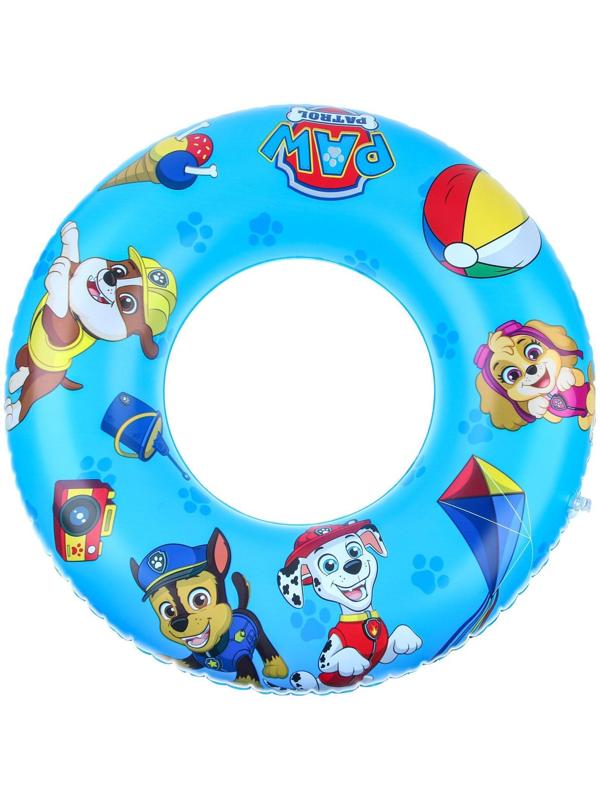 Круг надувной для плавания 55 см, детский, Щенячий патруль, цвет голубой