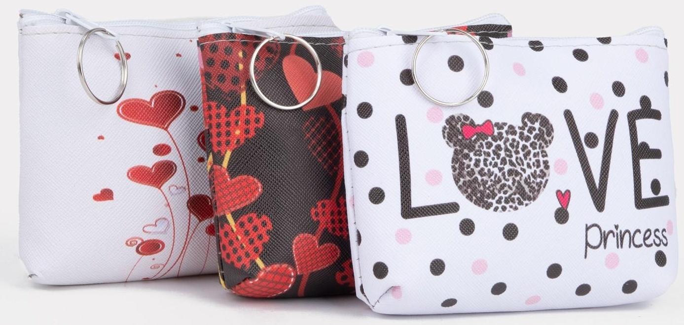 Кошелёк на молнии, цвет МИКС