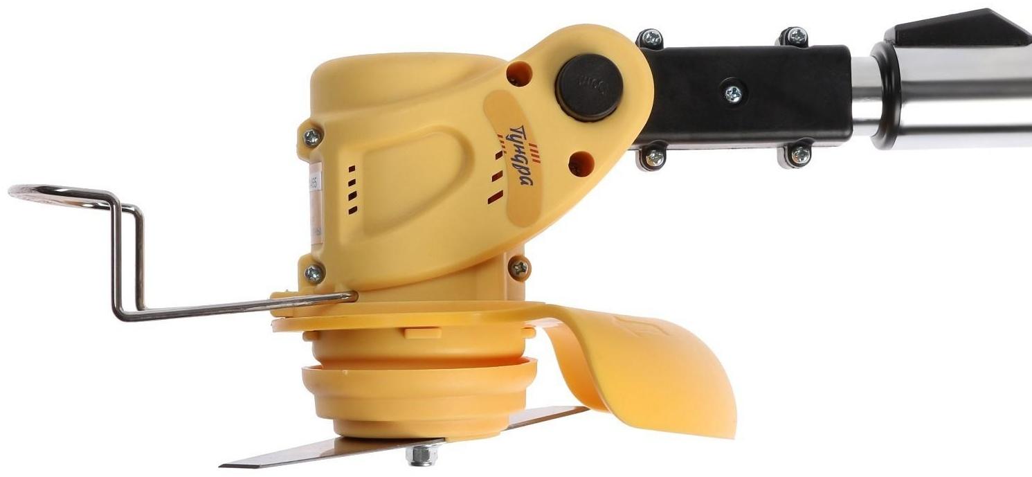 Триммер аккумуляторный ТУНДРА, 12 В, 300 Вт, 1.2 Ач, 12000 об/мин, телескопическая штанга