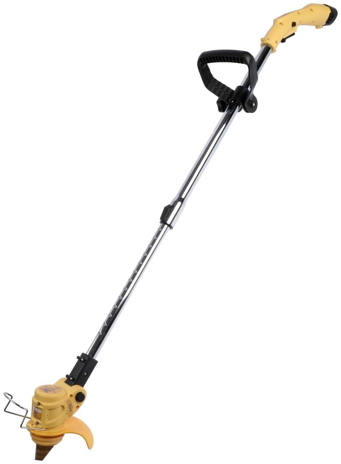 Триммер аккумуляторный ТУНДРА, 12 В, 300 Вт, 1.2 Ач, 12000 об/мин, телескопическая штанга