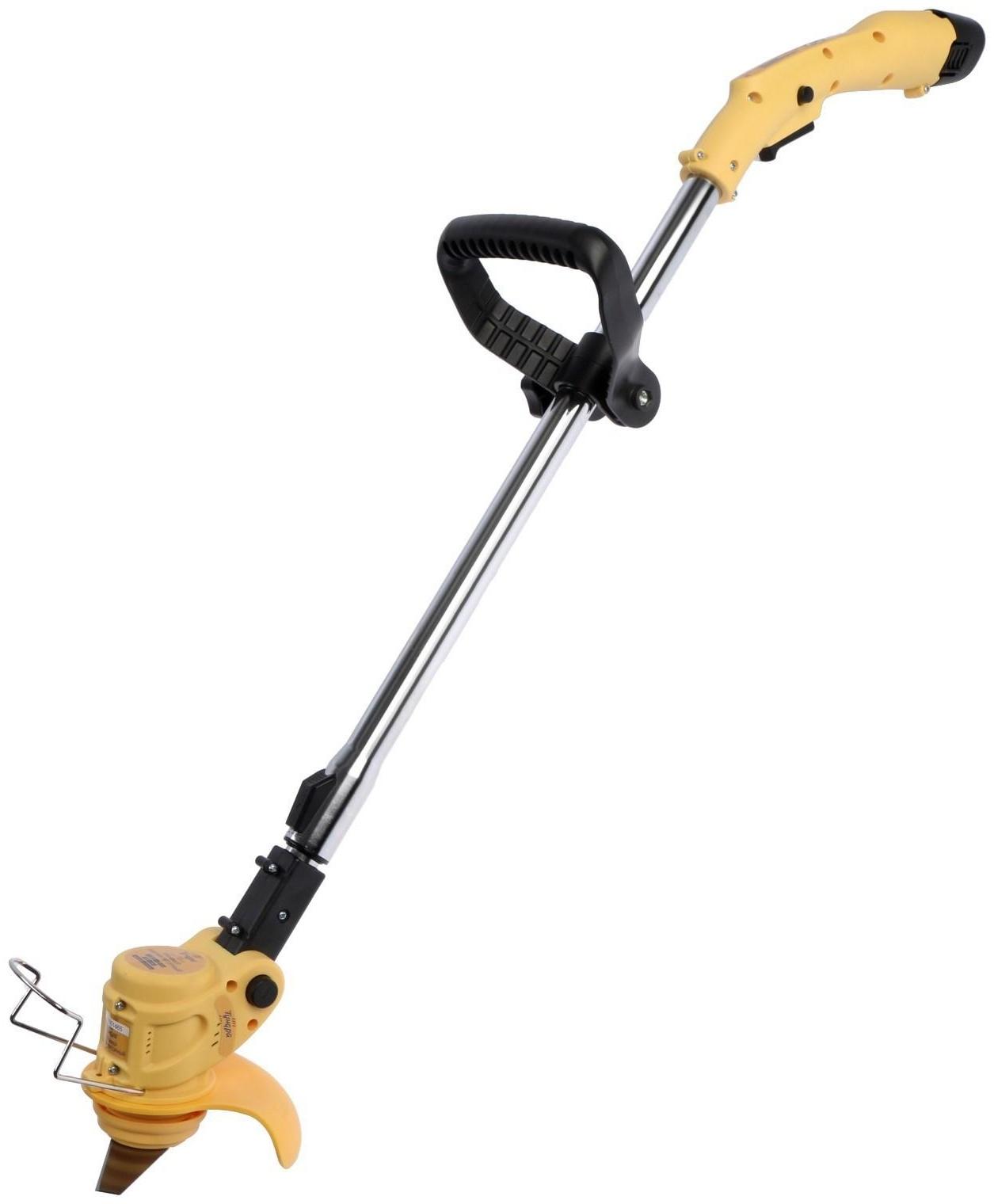 Триммер аккумуляторный ТУНДРА, 12 В, 300 Вт, 1.2 Ач, 12000 об/мин, телескопическая штанга