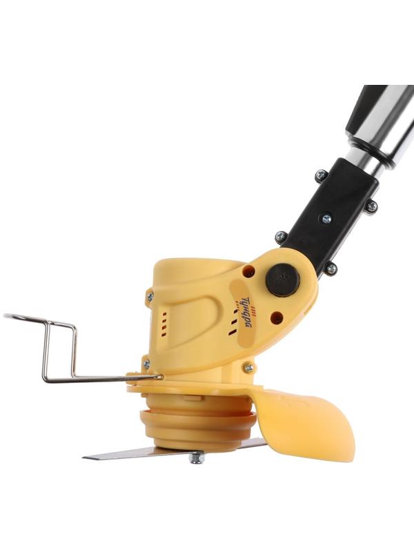 Триммер аккумуляторный ТУНДРА, 12 В, 300 Вт, 1.2 Ач, 12000 об/мин, телескопическая штанга