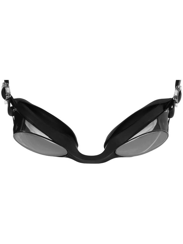 Очки для плавания, взрослые + беруши, цвет чёрный