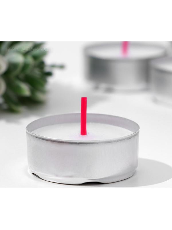 Набор свечей чайных в гильзе, 25 шт, без запаха