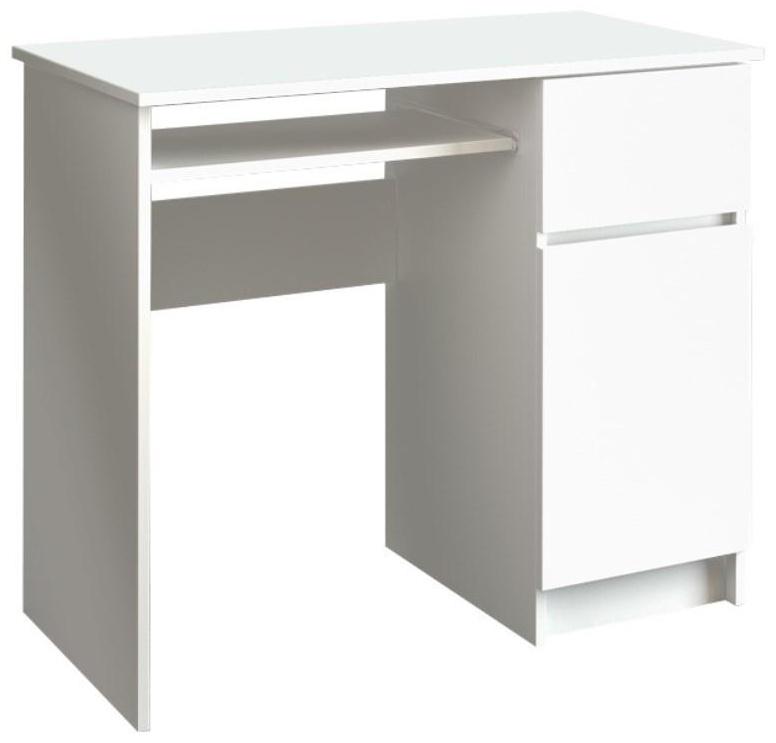 Стол письменый Мори 900х500х770 белый (правый)