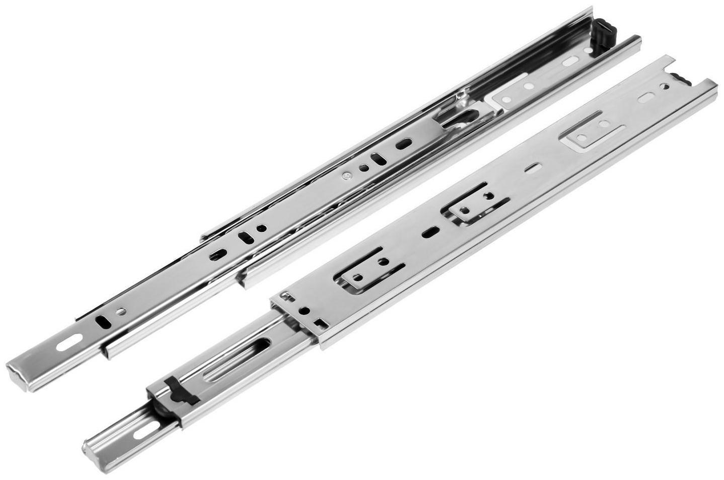 Шариковые направляющие, L=250 мм, Н=35 мм, толщина 0,6 мм. 2 шт.