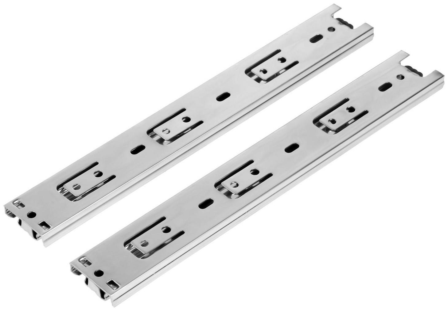 Шариковые направляющие, L=250 мм, Н=35 мм, толщина 0,6 мм. 2 шт.