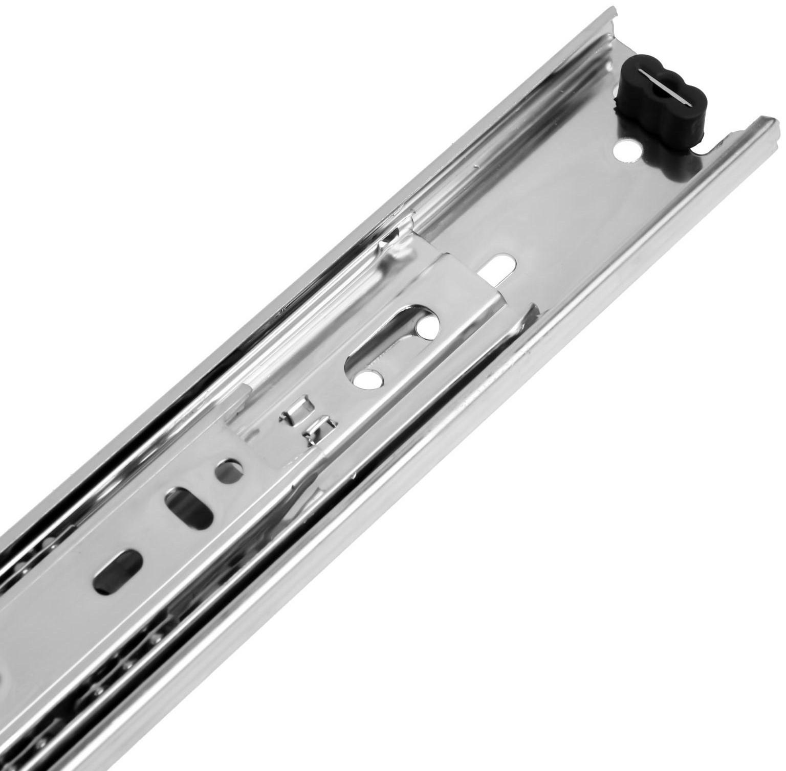 Шариковые направляющие, L=250 мм, Н=42 мм, толщина 0,7 мм. 2 шт.